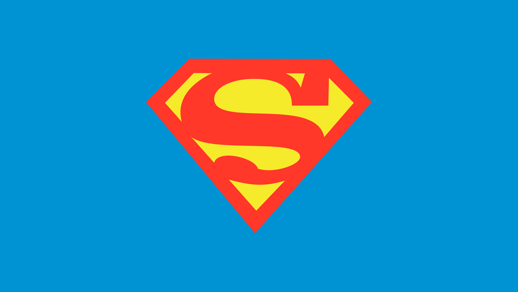 Superman triadic color logo