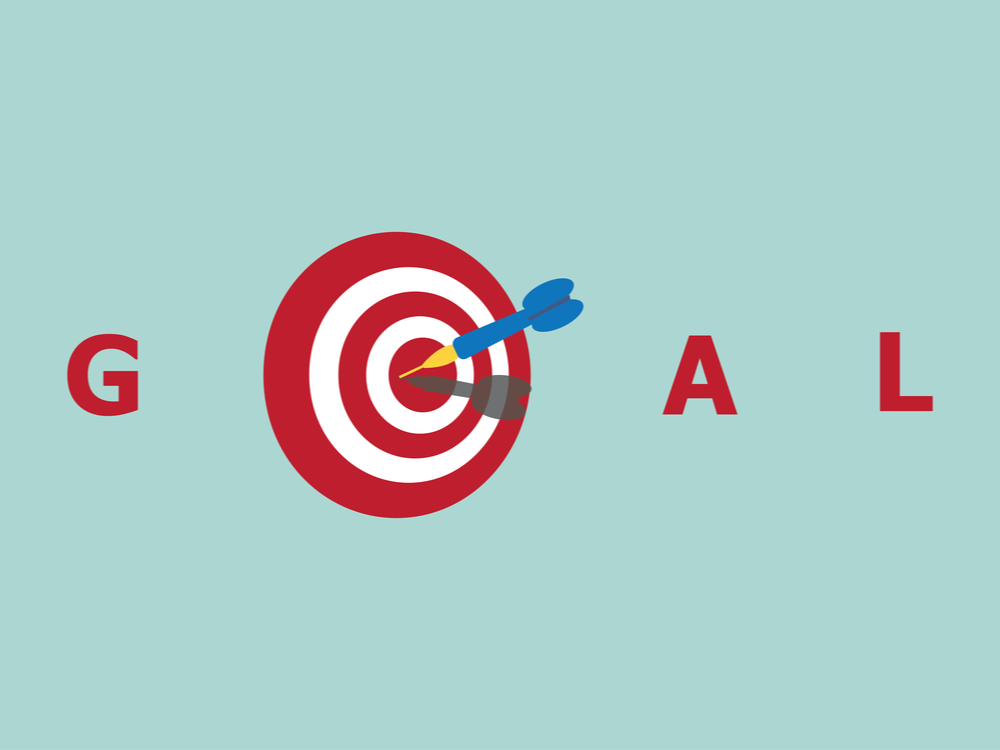 SMART goal target graphic