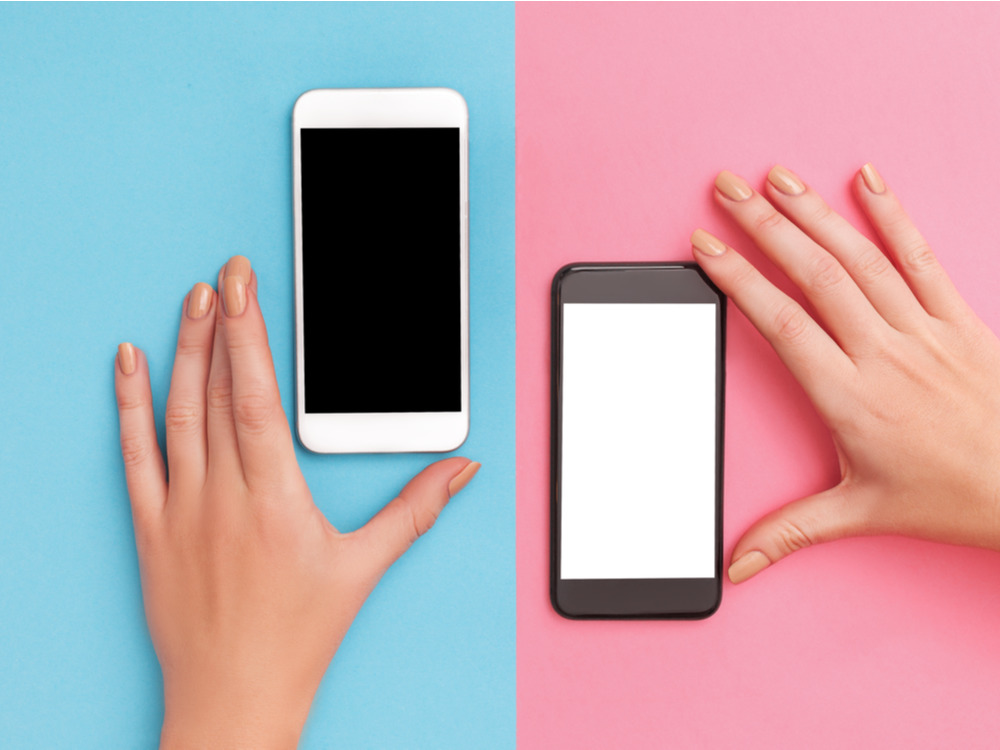 TikTok vs Instagram Reels two phones