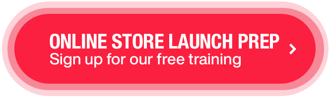 Online store launch prep button