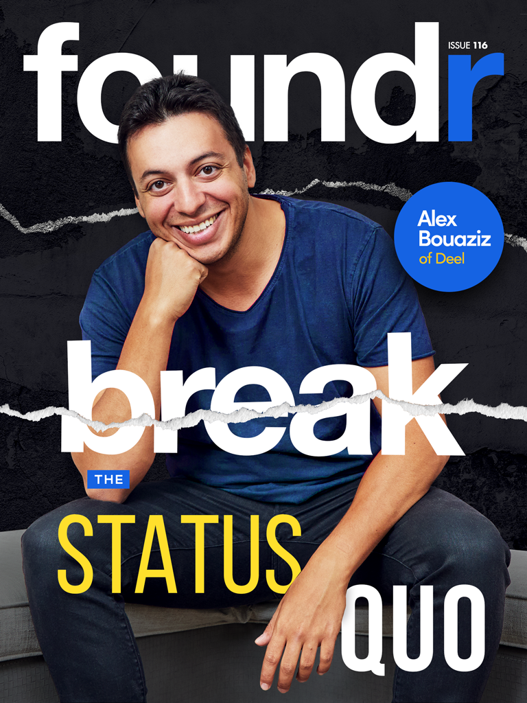 Alex bouaziz deel foundr magazine cover