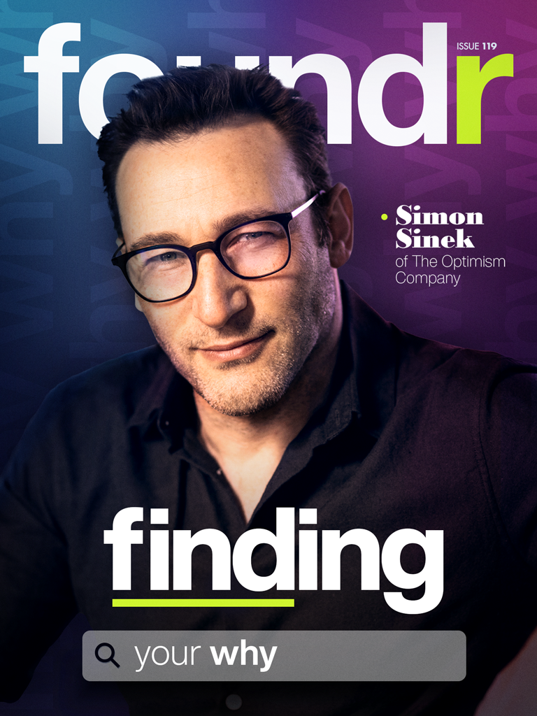 Simon sinek foundr magazine cover