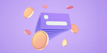 Business credit card graphic.