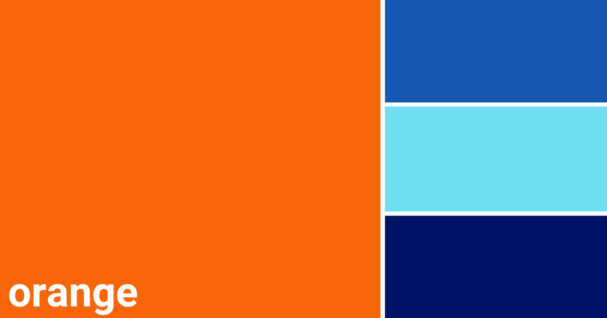 Orange complementary colors