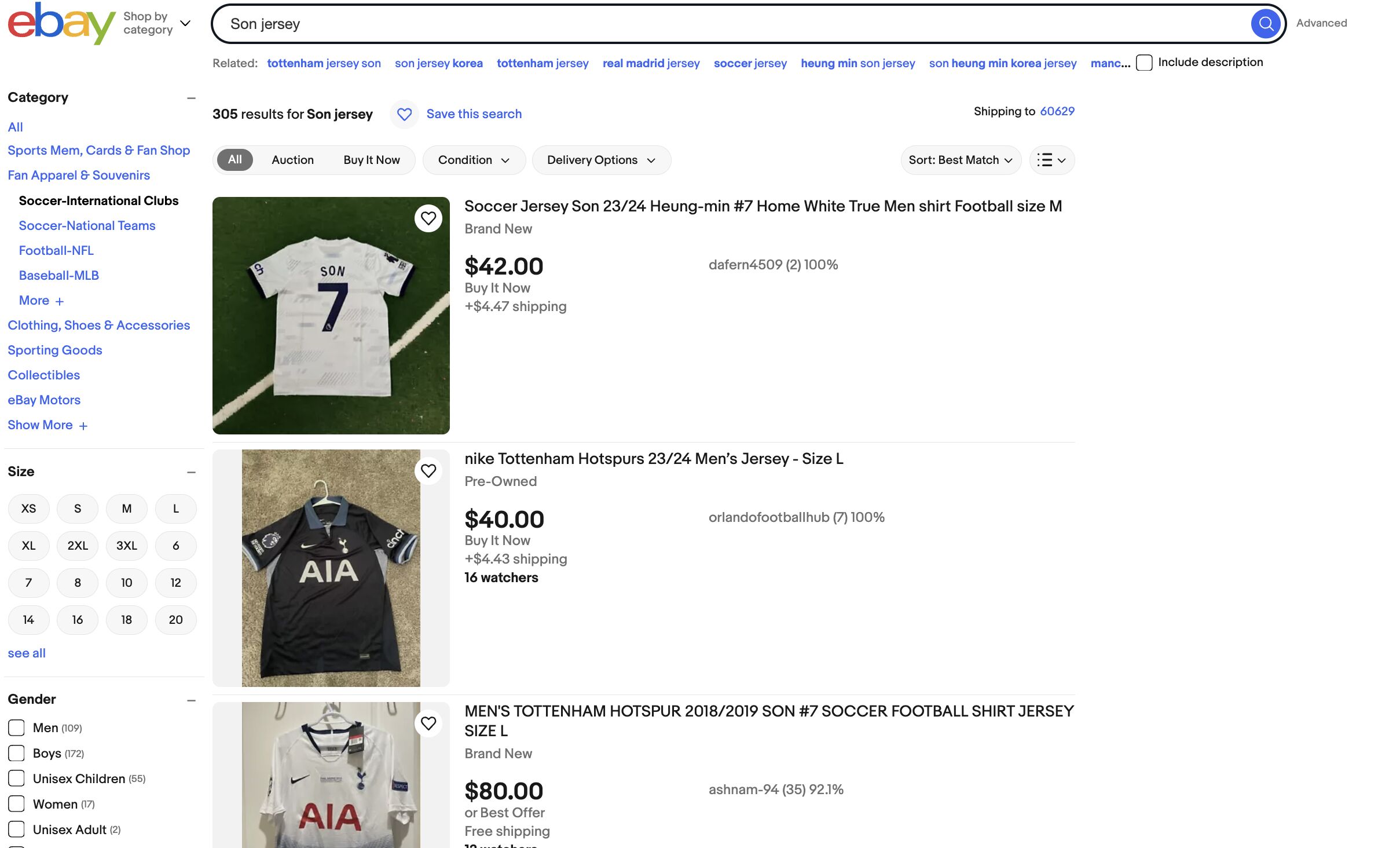 Ebay product search