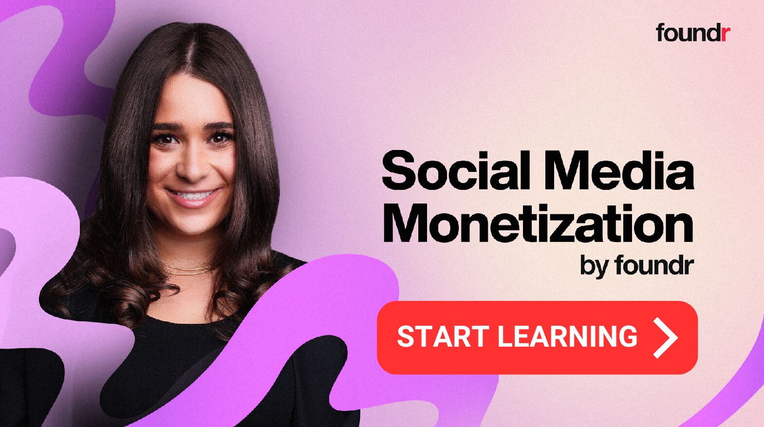 Social media monetization banner