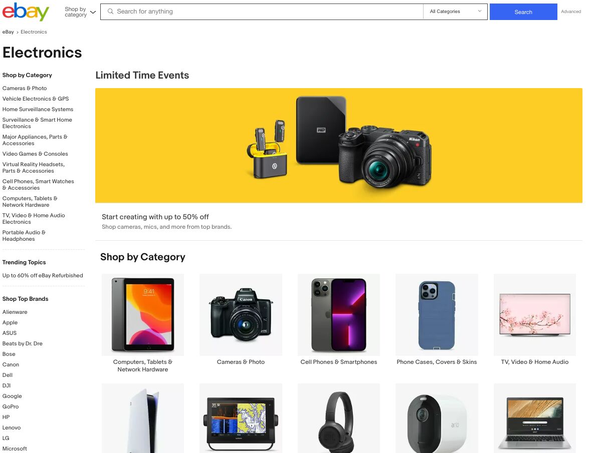 ebay consumer electronics