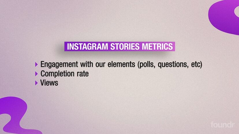 Instagram stories metrics